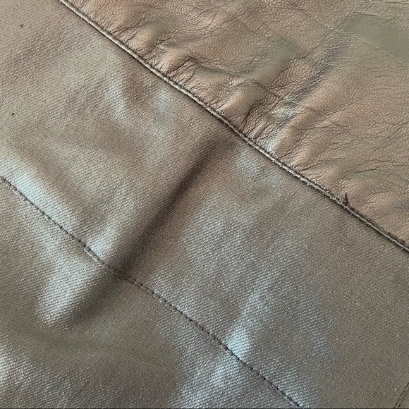 Robert Rodriguez Black Slim Skirt with Real Leather Waist Trim Size 4 - Picture 10 of 16